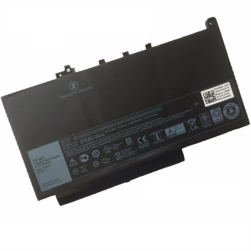 07CJRC, 0F1KTM ersatz Laptop Akku fuer Dell Latitude 12 E7270, Latitude 12 E7470, 11,4v, 42wh