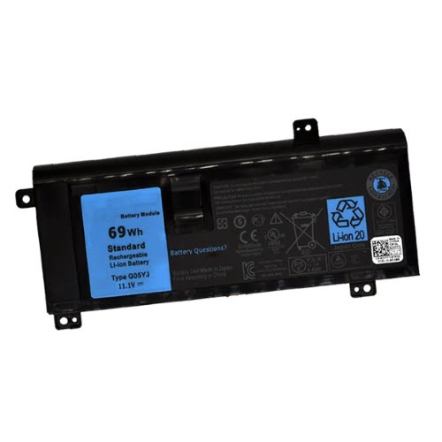 0G05YJ, 8X70T ersatz Laptop Akku fuer Dell Alienware 14 P39g, Alienware 14 Series, 69wh, 11,1 V