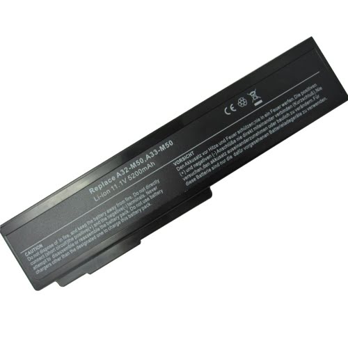 07G016C71875, 07G016WC1865 ersatz Laptop Akku fuer Asus G50, G50E, 4400mAh, 6 zellen, 11,1V